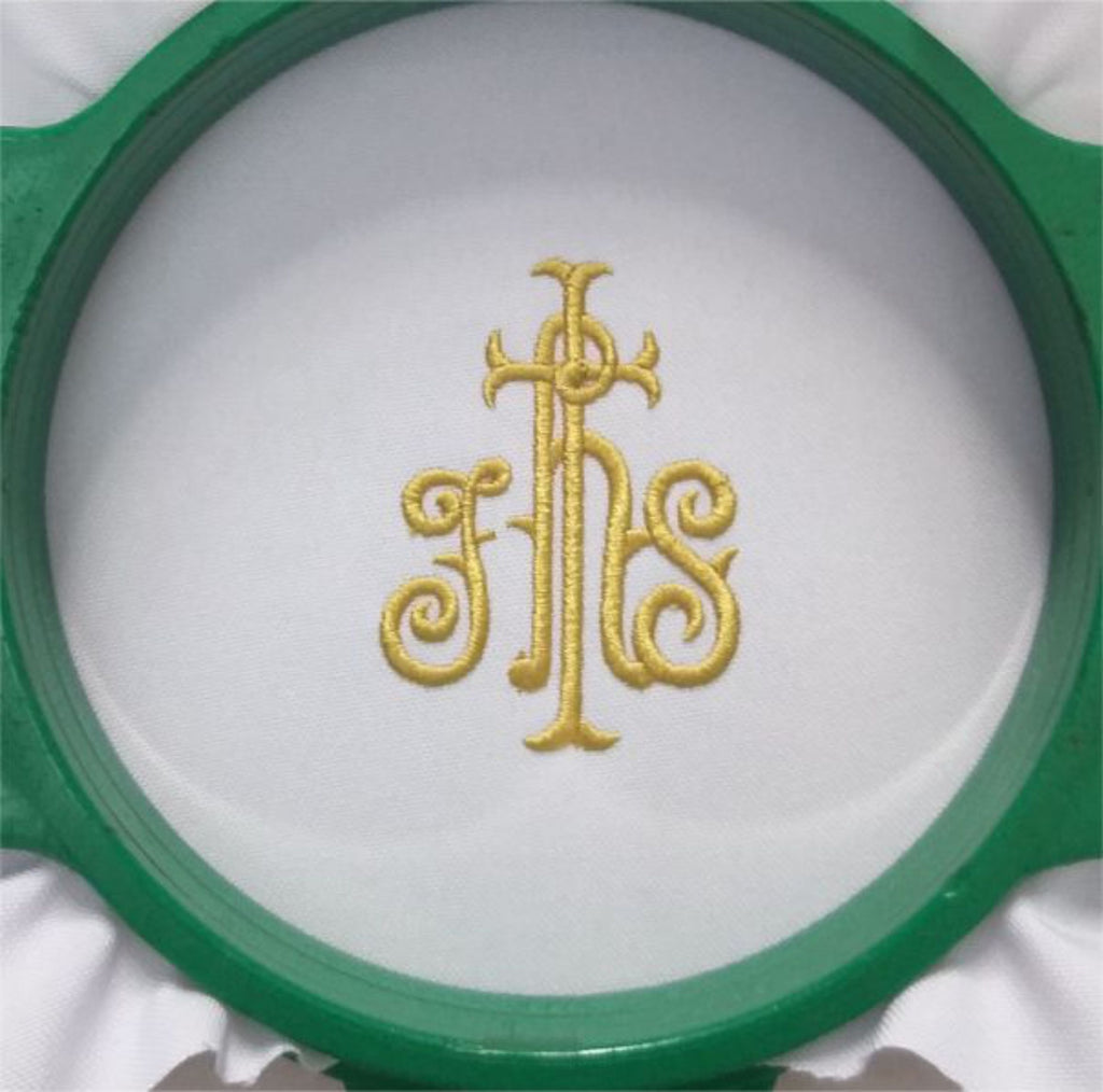 Cruz IHS - Diseño de bordado JHS
