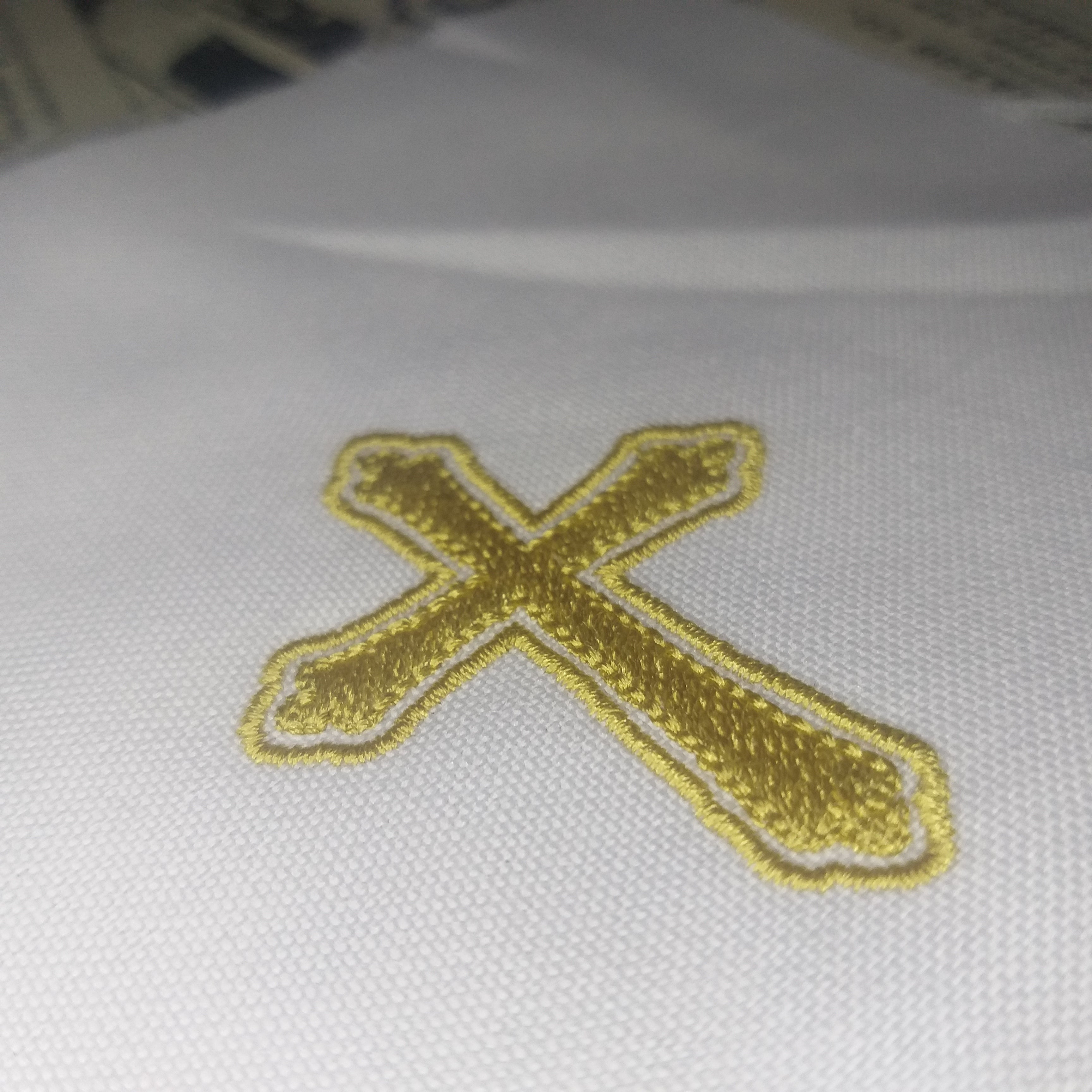 Puntada de relleno para motivos interreligiosos - Diseño de bordado