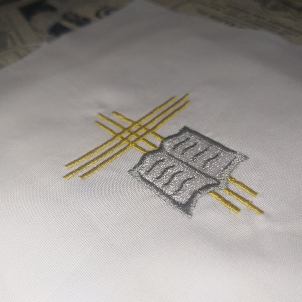 Holy Bible with Cross - Embroidery Design