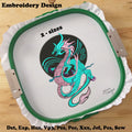 Akali Dragon KDA - League of Legends Embroidery Design