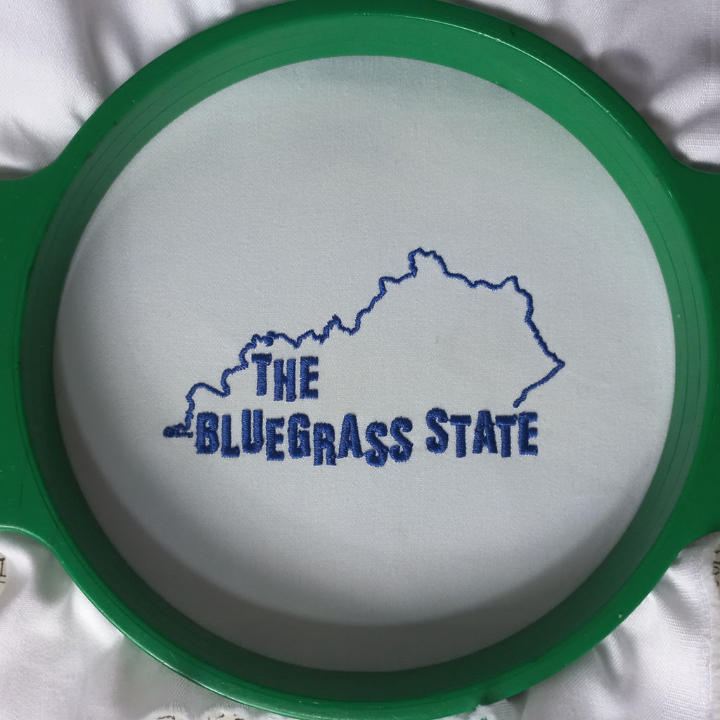 The BLUE GRASS STATE - Embroidery Design