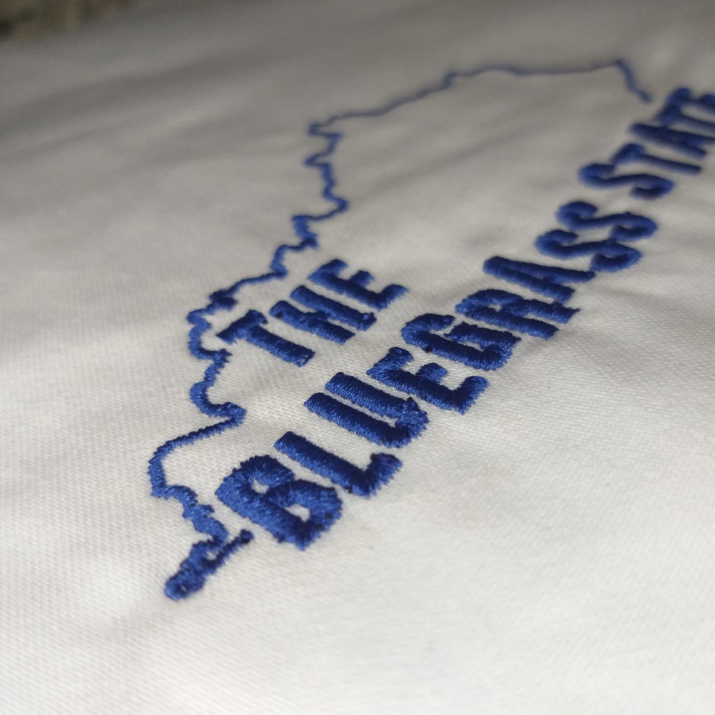 The BLUE GRASS STATE - Embroidery Design