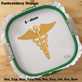 Medicine Symbol - Embroidery Design