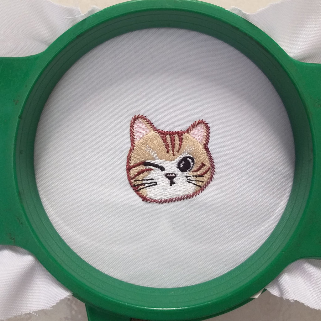 Little Cat Face - Kitty Head - Machine Embroidery Design