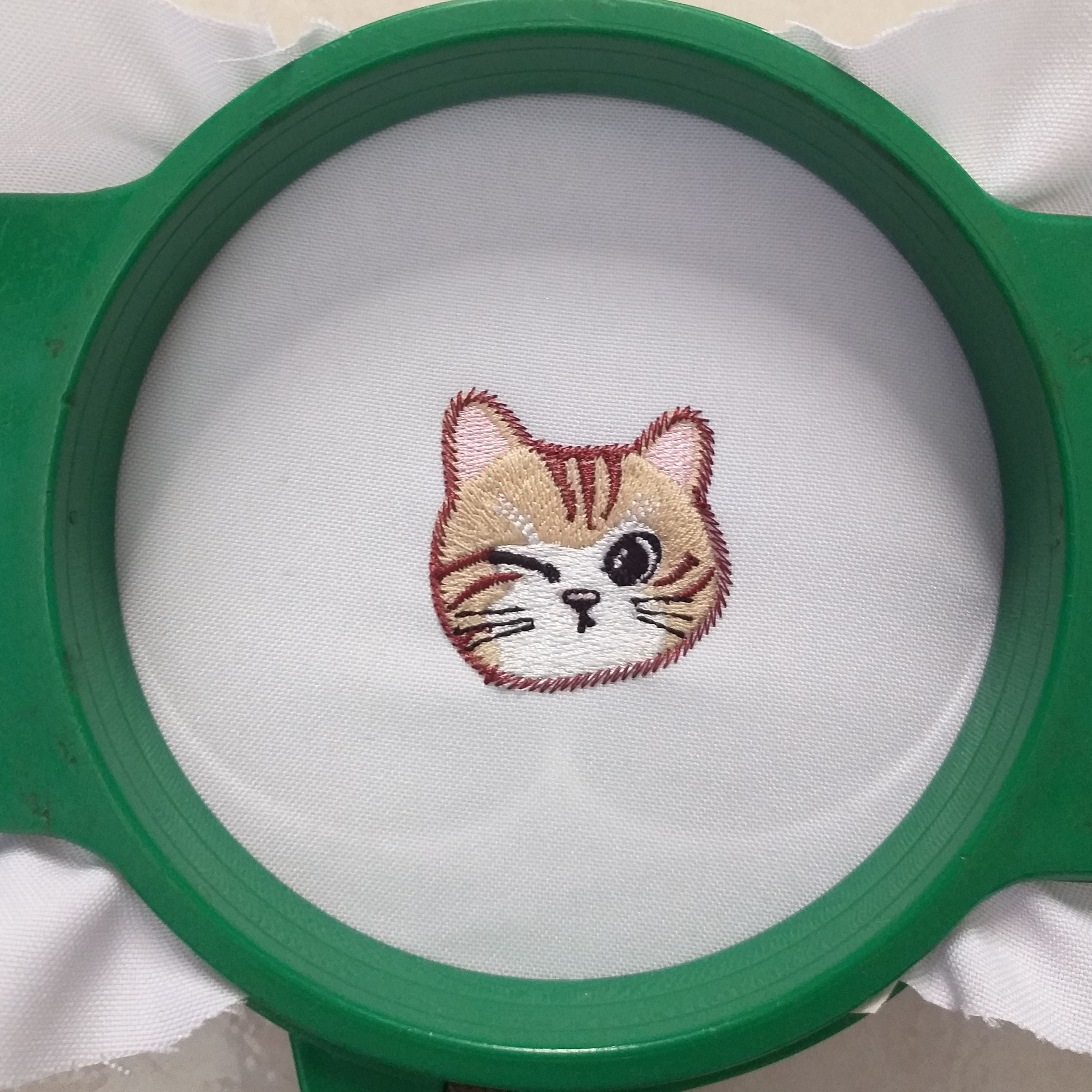Little Cat Face - Kitty Head - Machine Embroidery Design