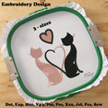 Valentine CatS LoverS - Embroidery Design