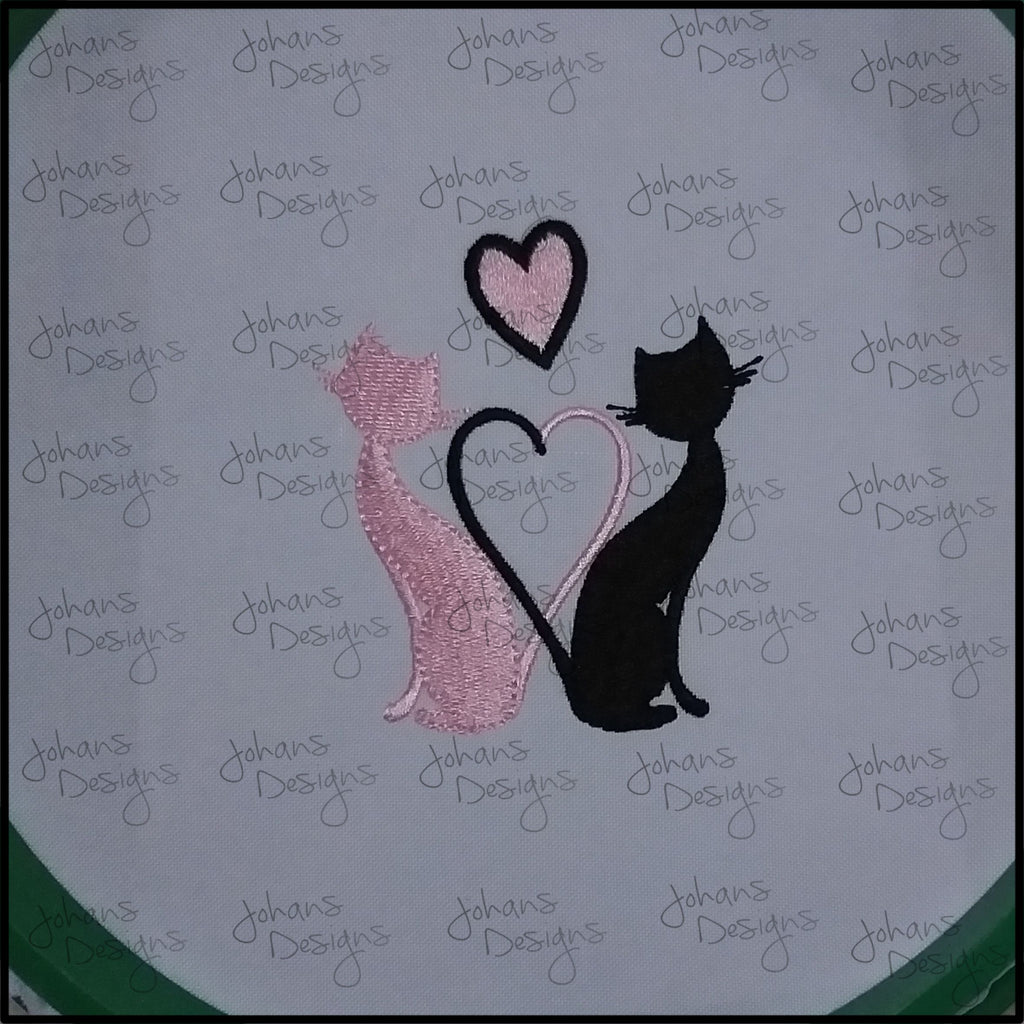 Valentine CatS LoverS - Embroidery Design