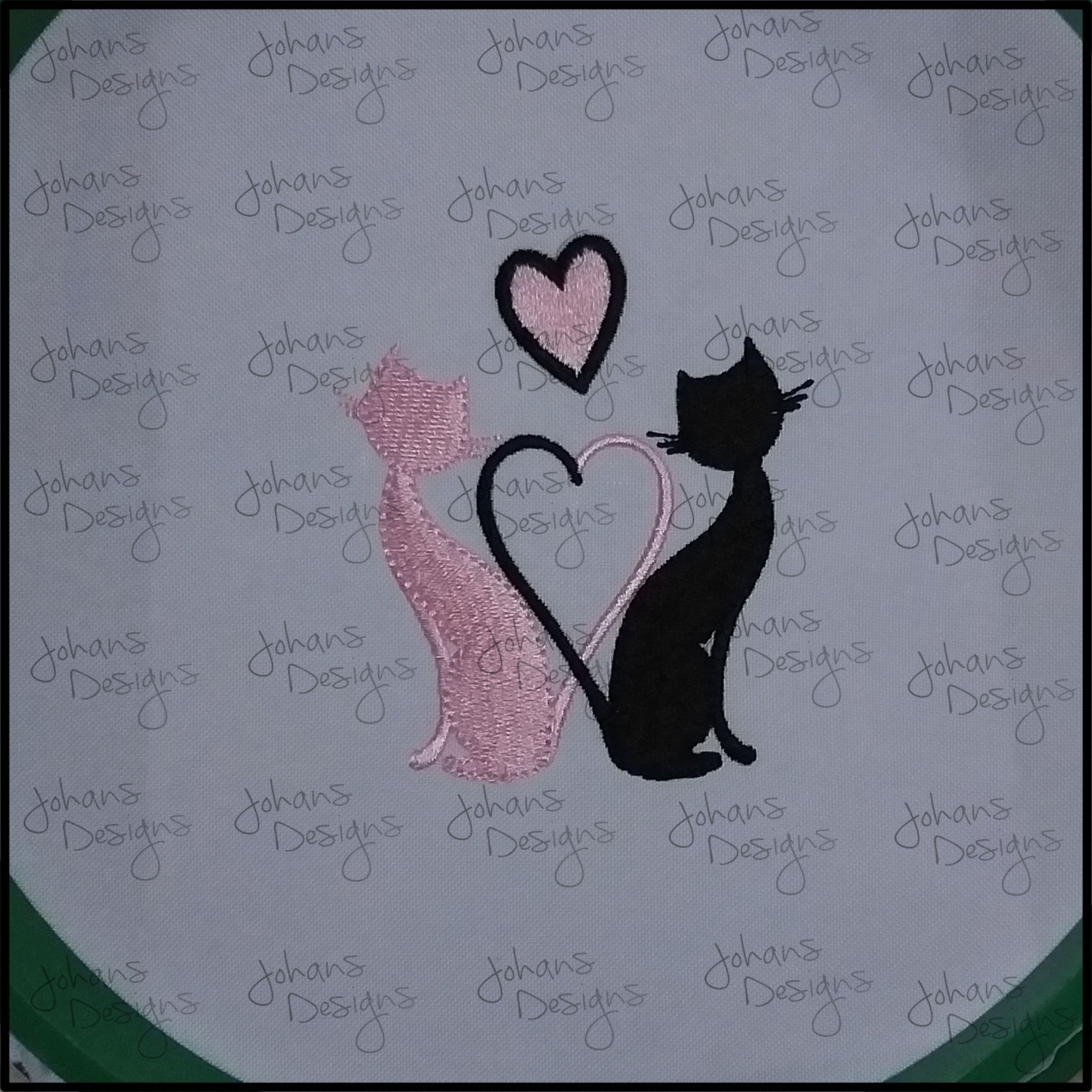 Valentine CatS LoverS - Embroidery Design