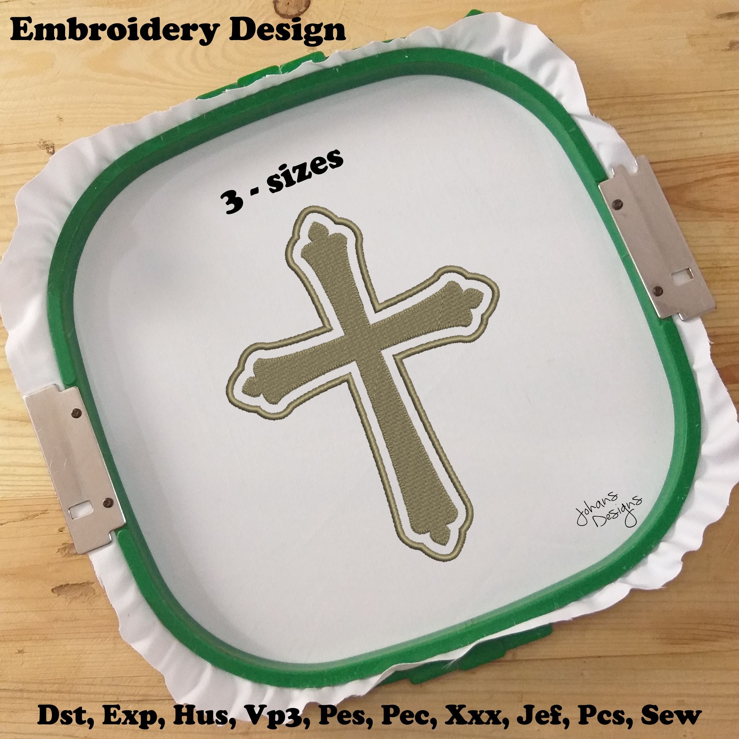 Puntada de relleno para motivos interreligiosos - Diseño de bordado