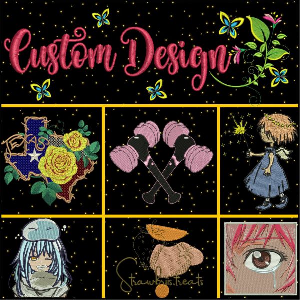 Custom Design Embroidery Digitizing