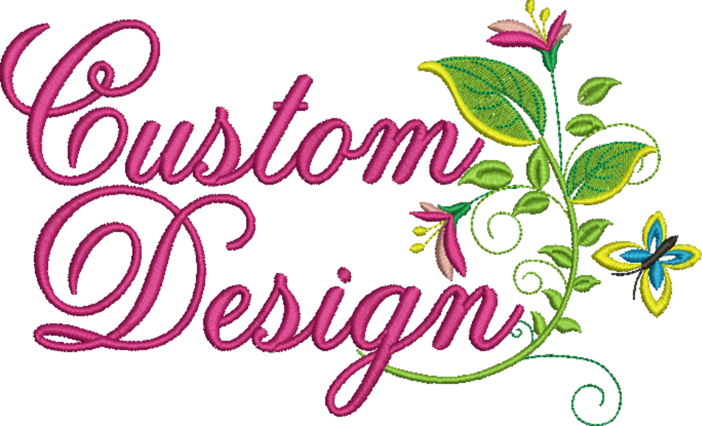 Custom Design Embroidery Digitizing