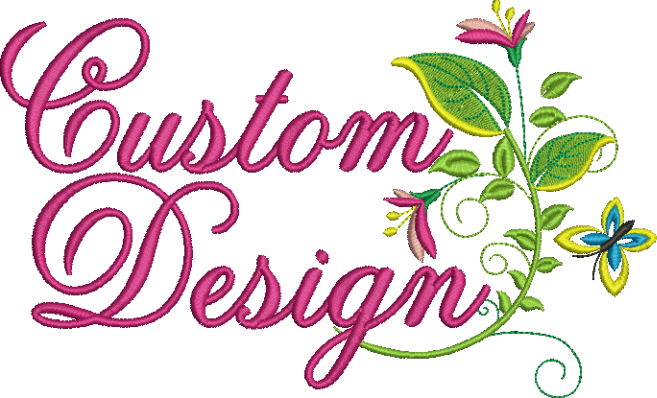 Custom Design Embroidery Digitizing