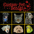 Custom Pet Embroidery Design