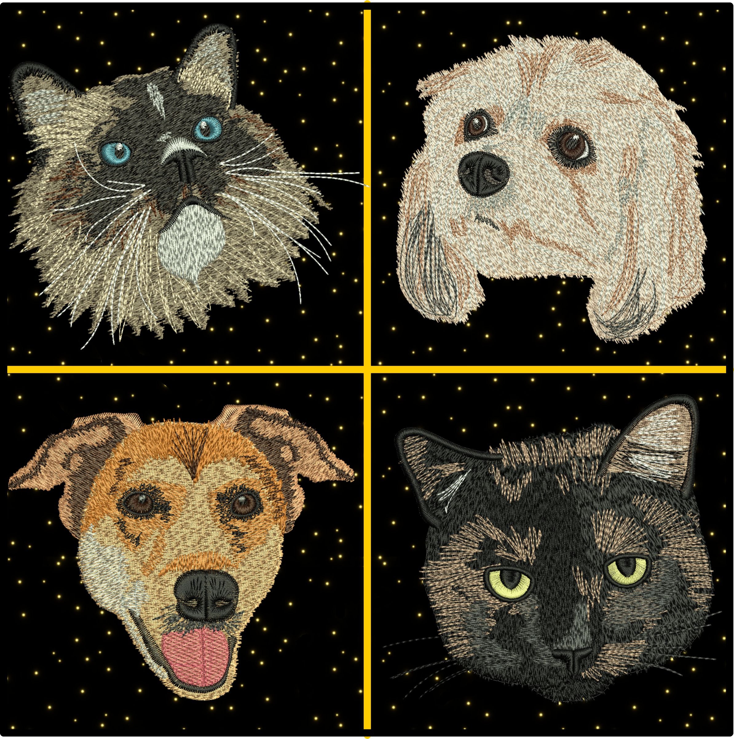 Custom Pet Embroidery Design