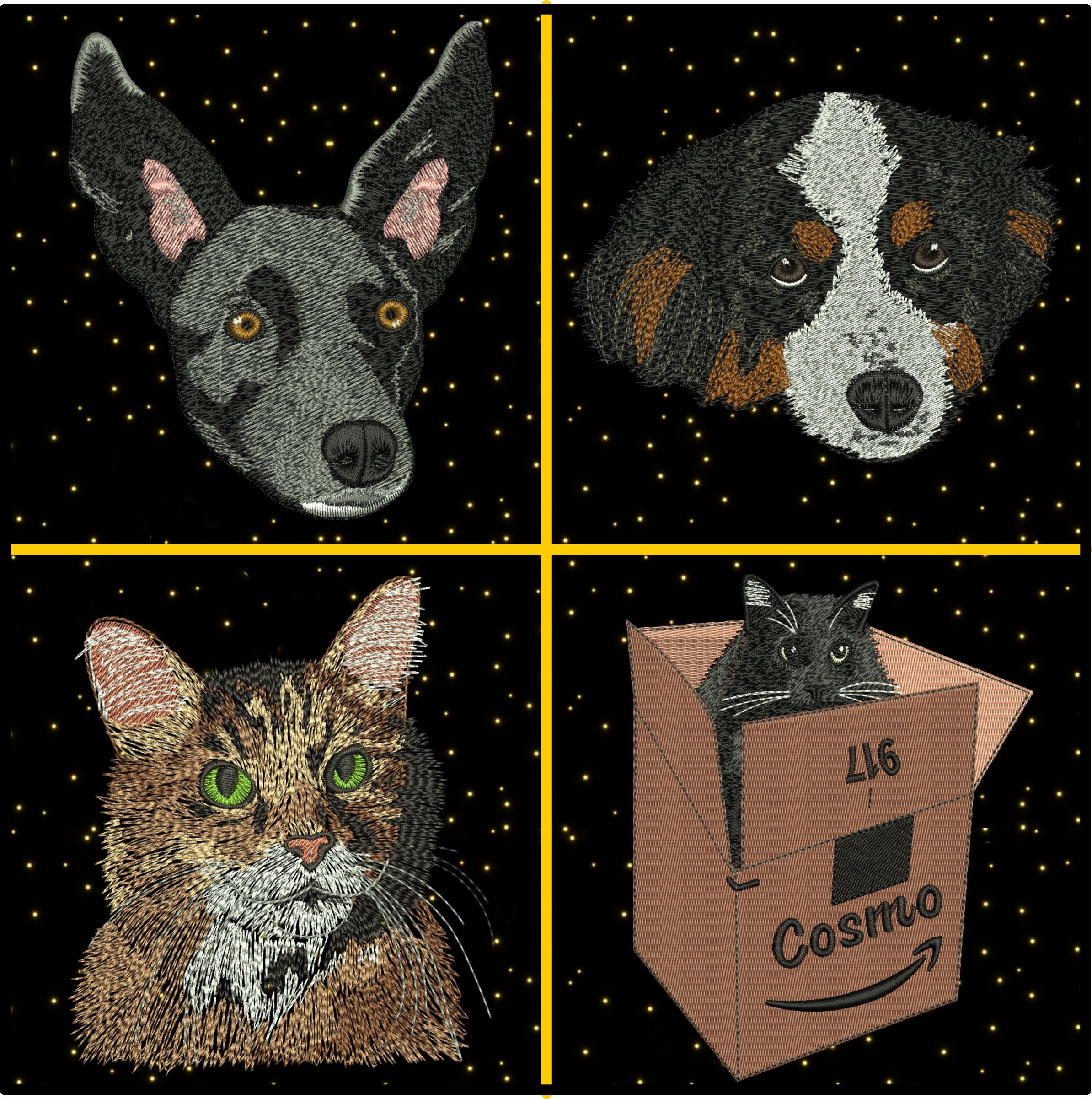 Custom Pet Embroidery Design