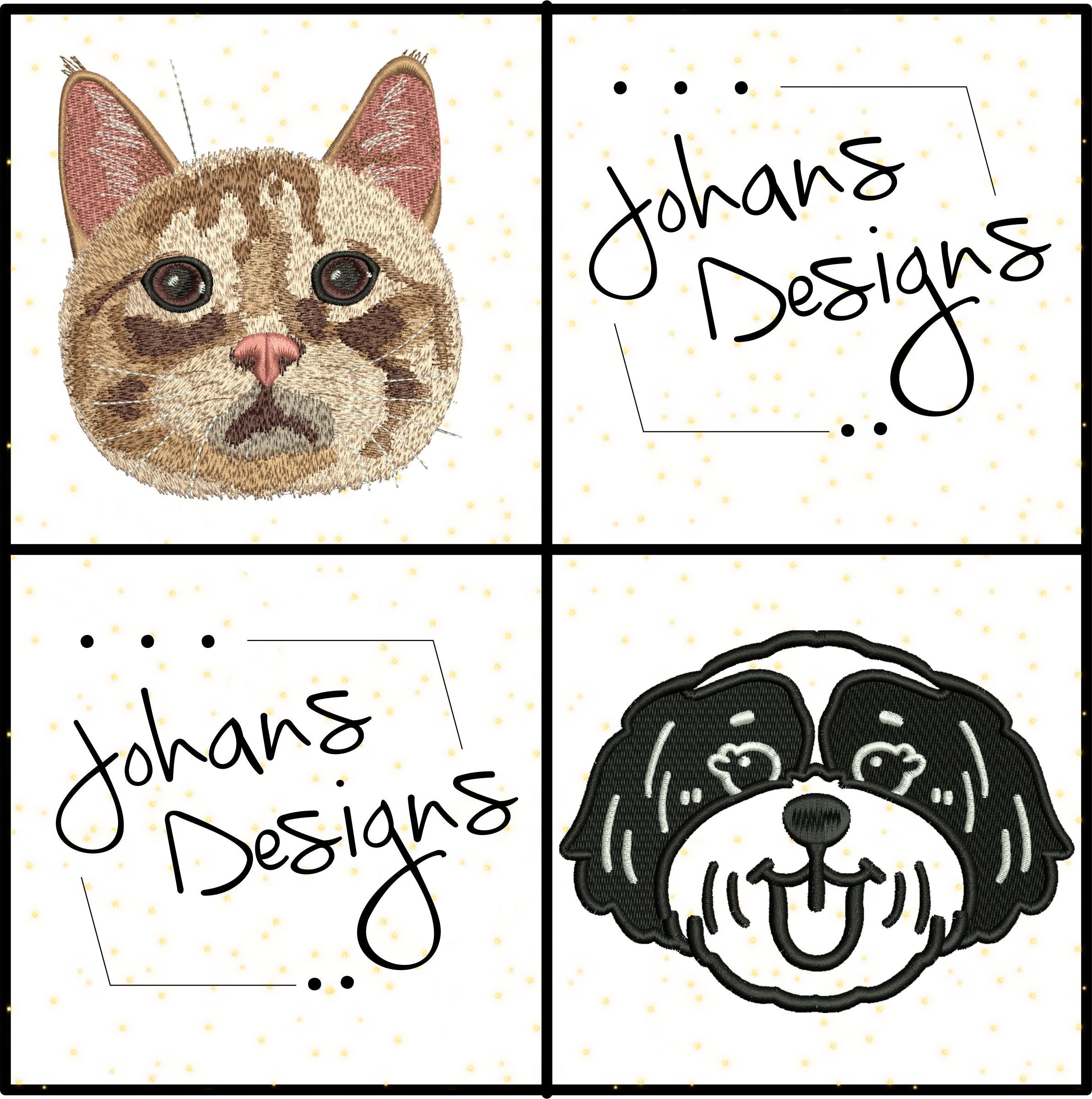 Custom Pet Embroidery Design