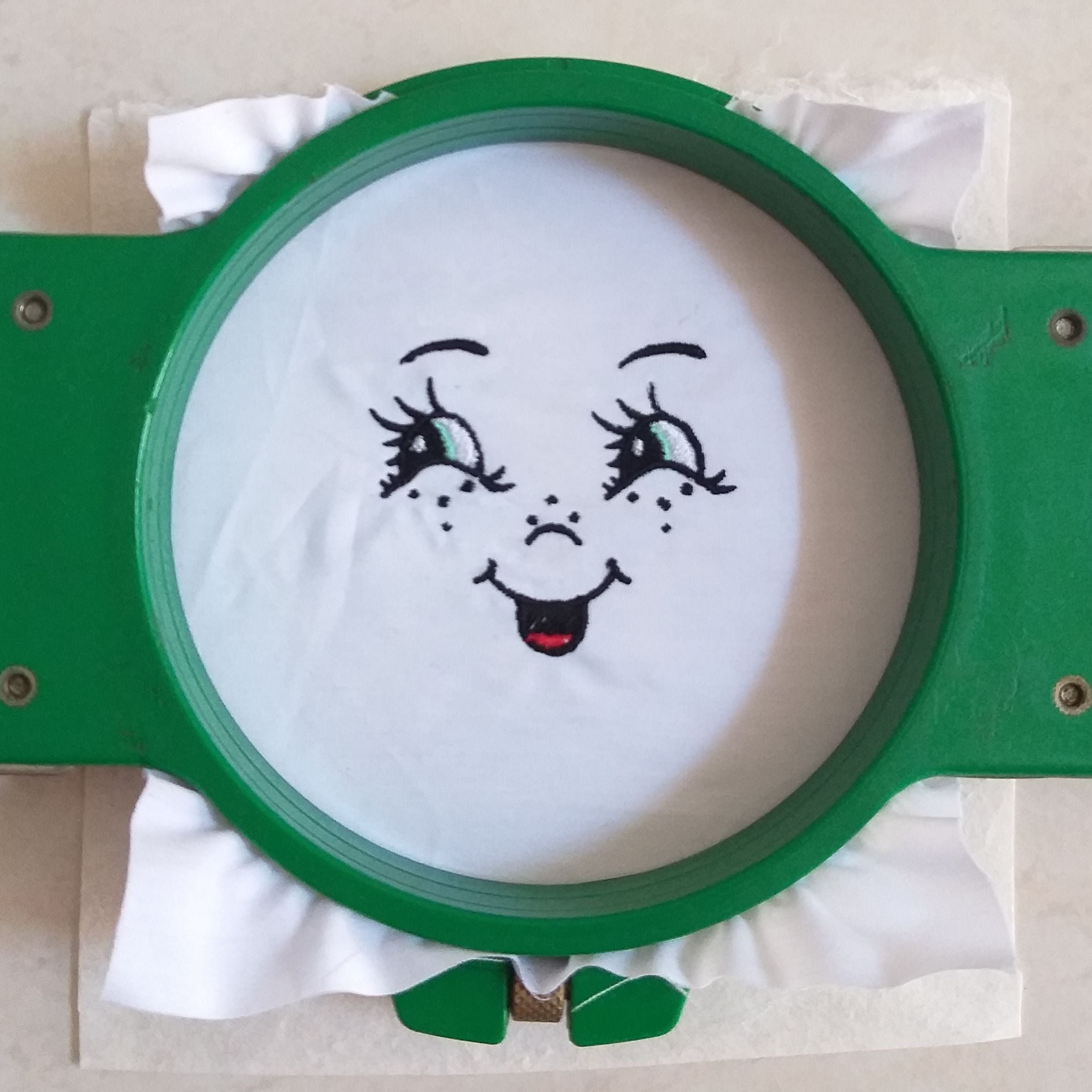 Pretty Doll Face - Machine Embroidery Design