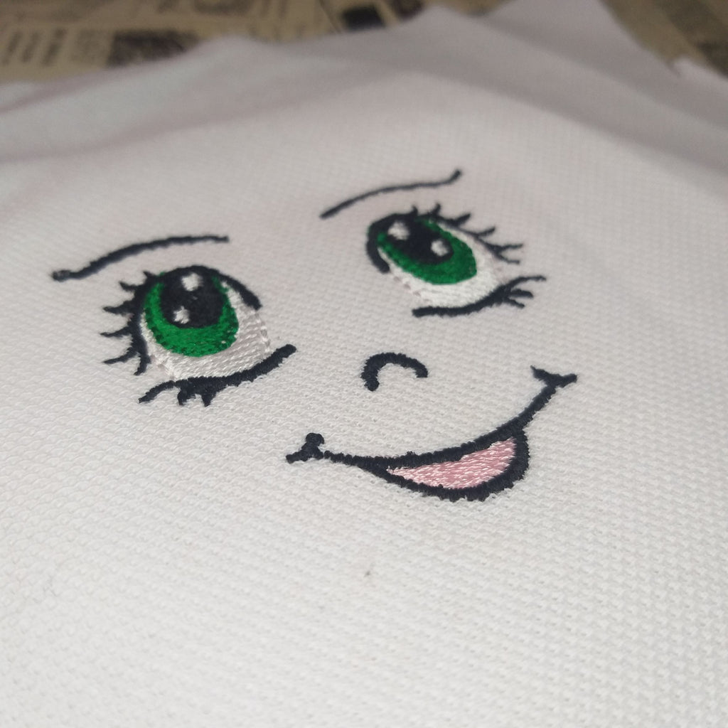 Pretty Doll Eyes - Embroidery Design