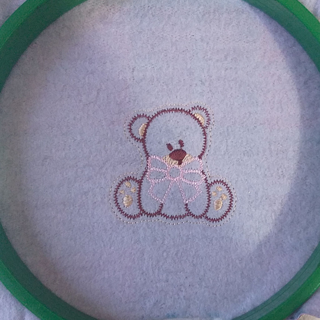 Felt Teddy Bear - Machine Embroidery Design