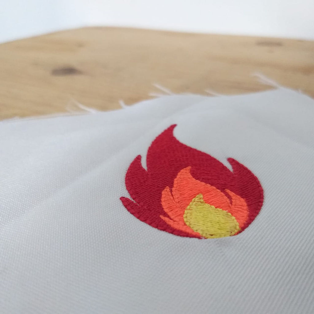 Flame - campfire - Machine Embroidery Design