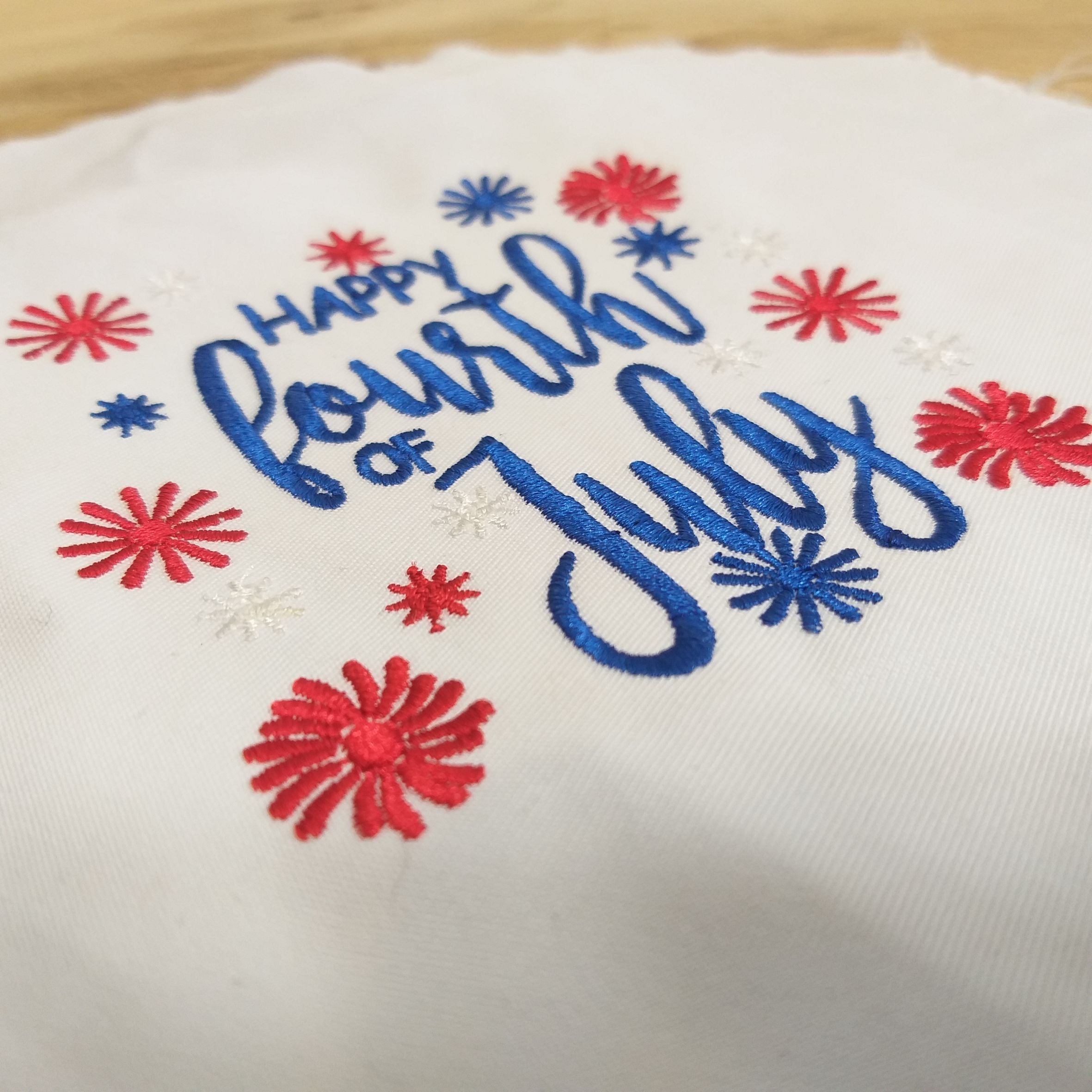 Happy Fourth of July - Embroidery Design