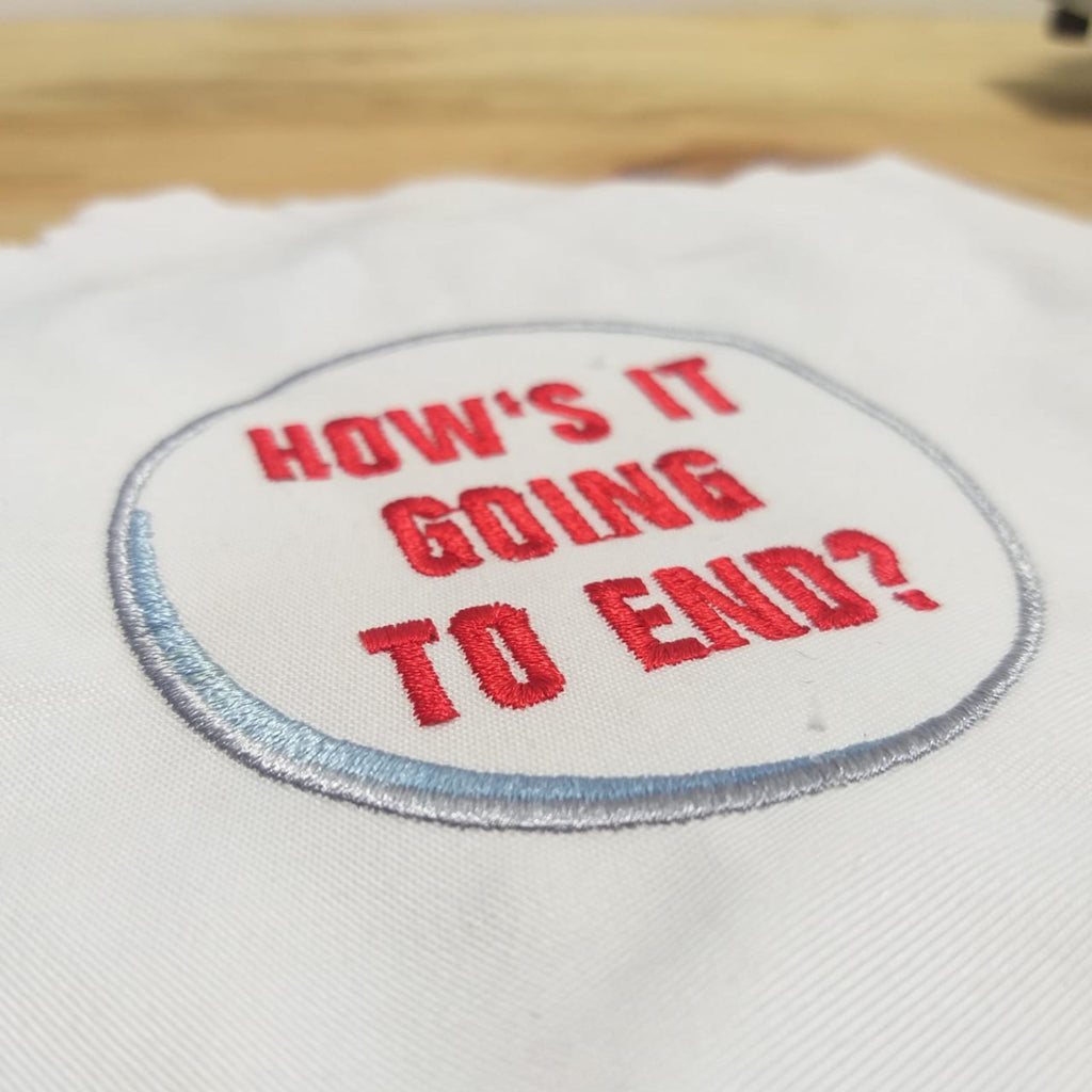 ¿Cómo va a terminar? - DISEÑO de bordado a máquina