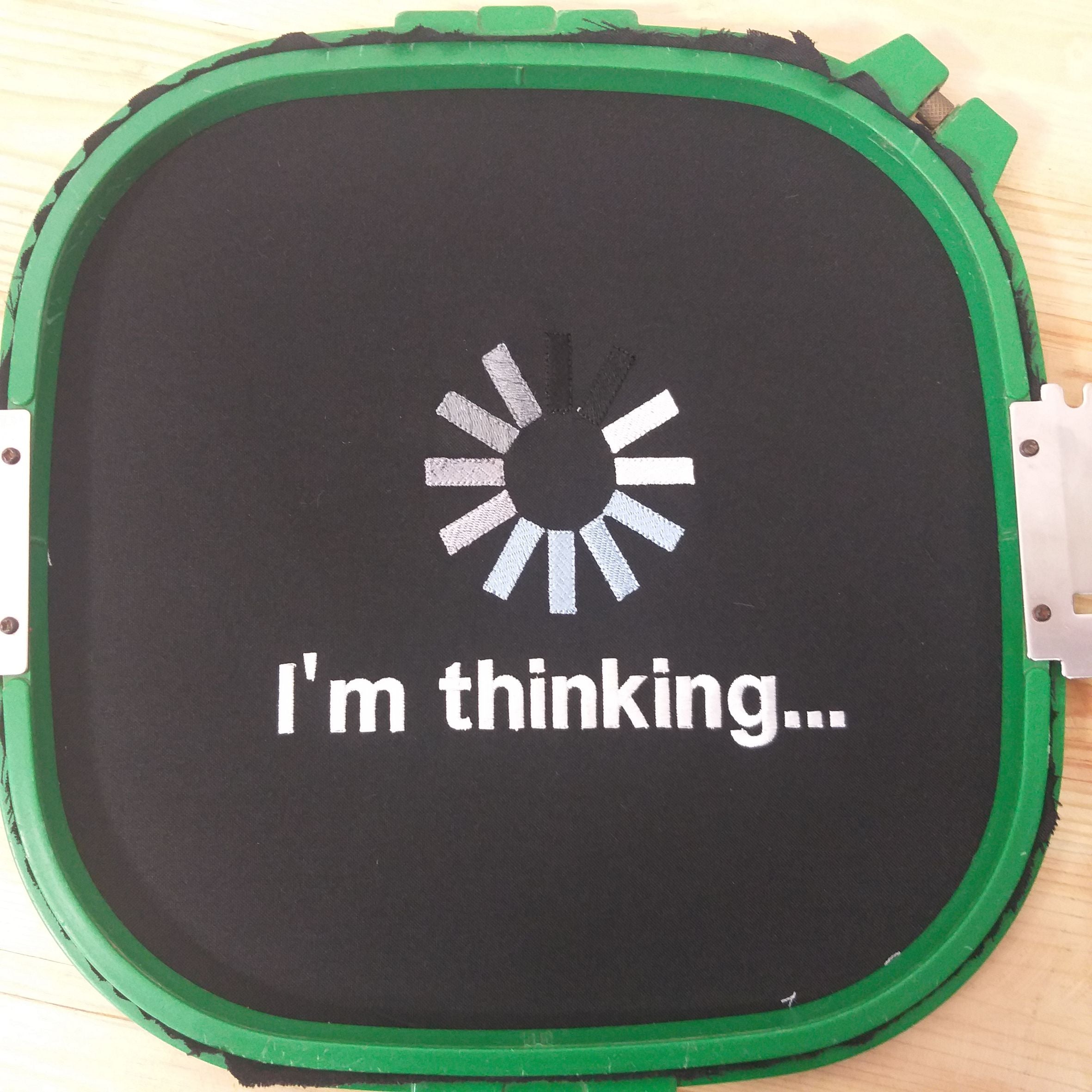 Im Thinking - DIGITAL Embroidery DESIGN