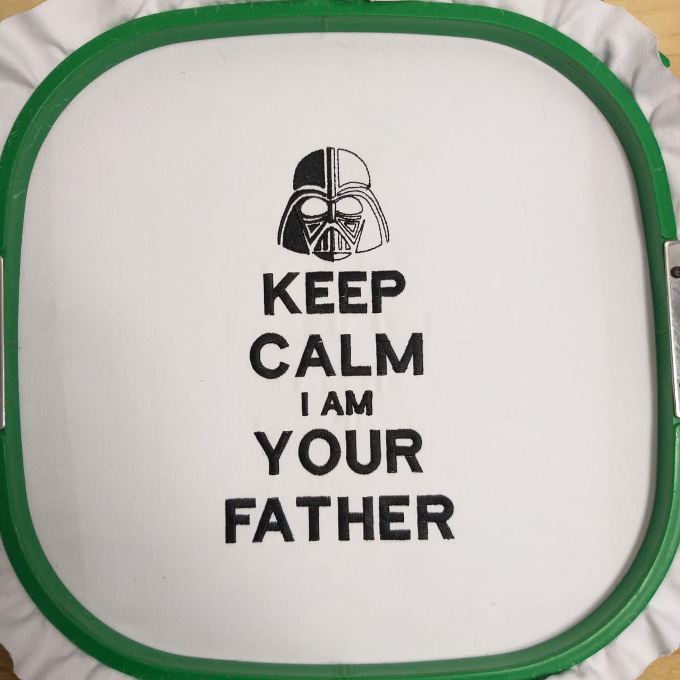 Keep Calm - I am your Father - Machine Embroidery DESIGN