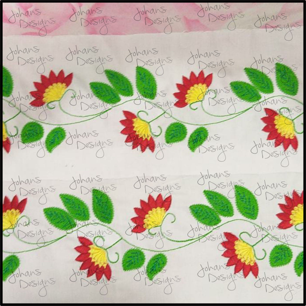 Lily Flower - Machine Embroidery Design