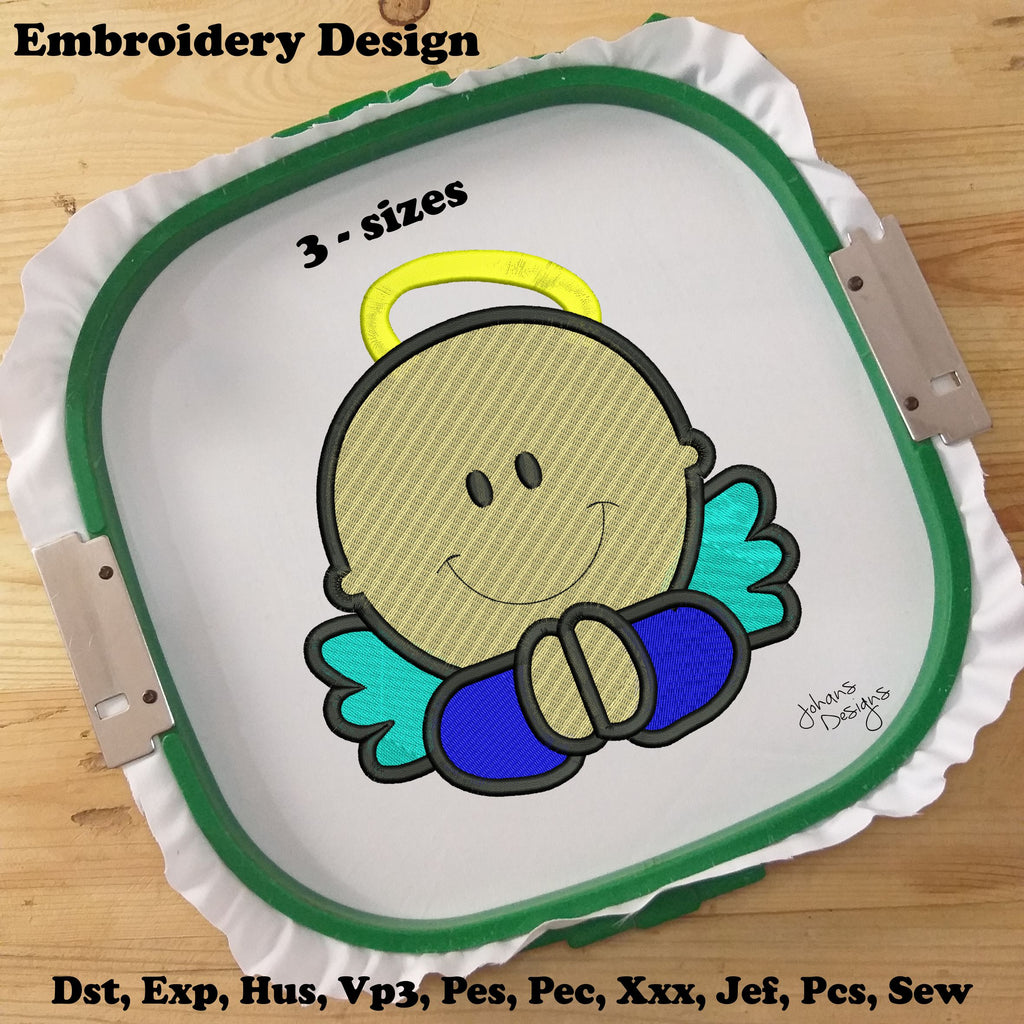 Little Angel - Machine Embroidery Design