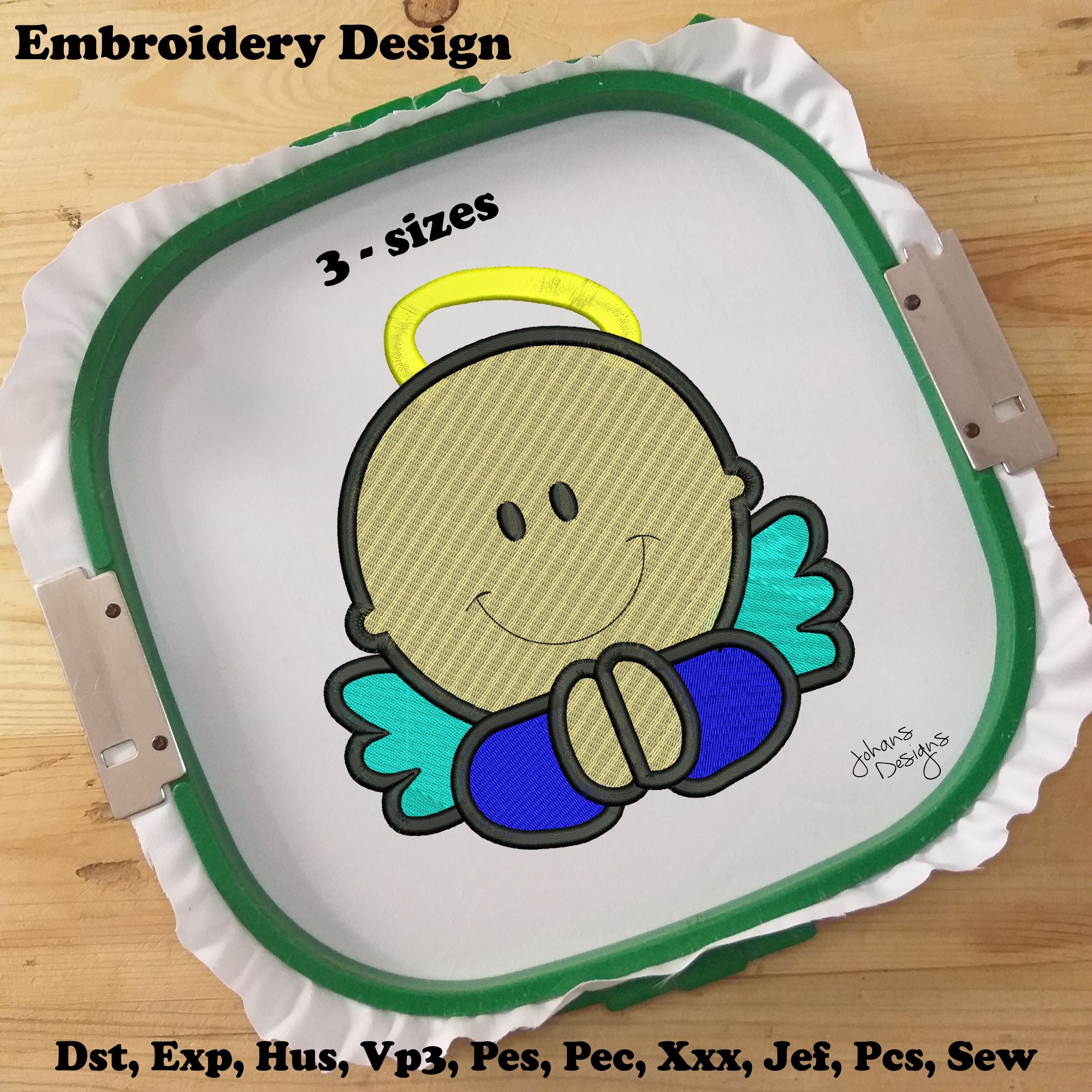 Little Angel - Machine Embroidery Design