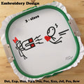Magnetic Couple - Embroidery Design