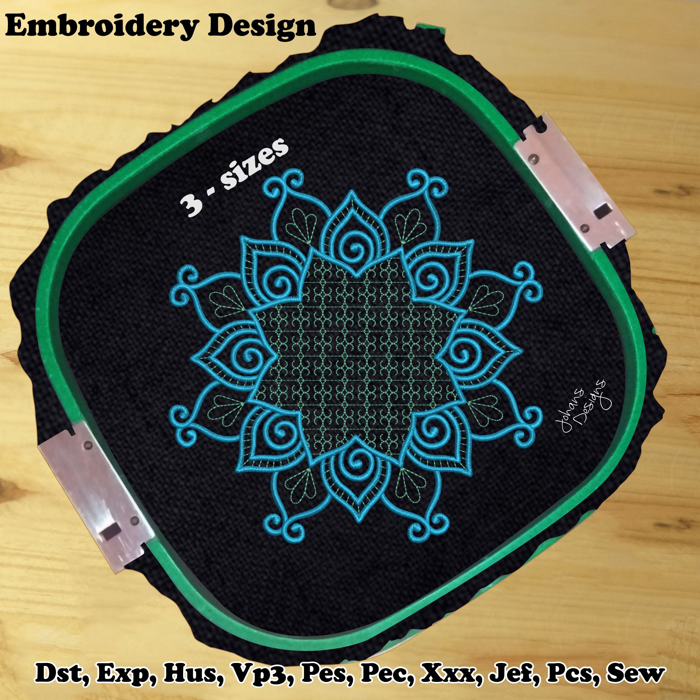 The Mandala - Machine Embroidery Design