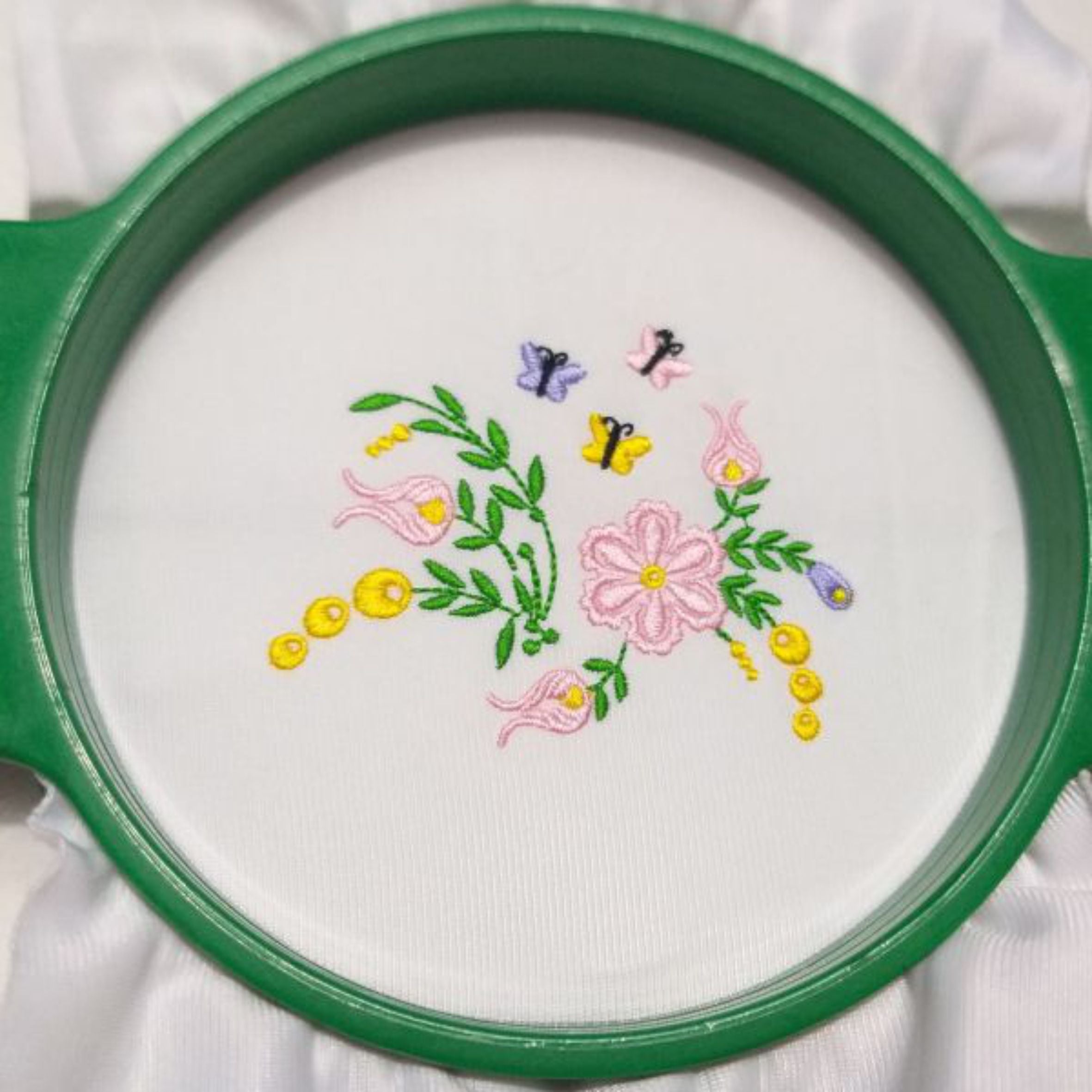 Morning Glory and Butterflies - Machine Embroidery Designs