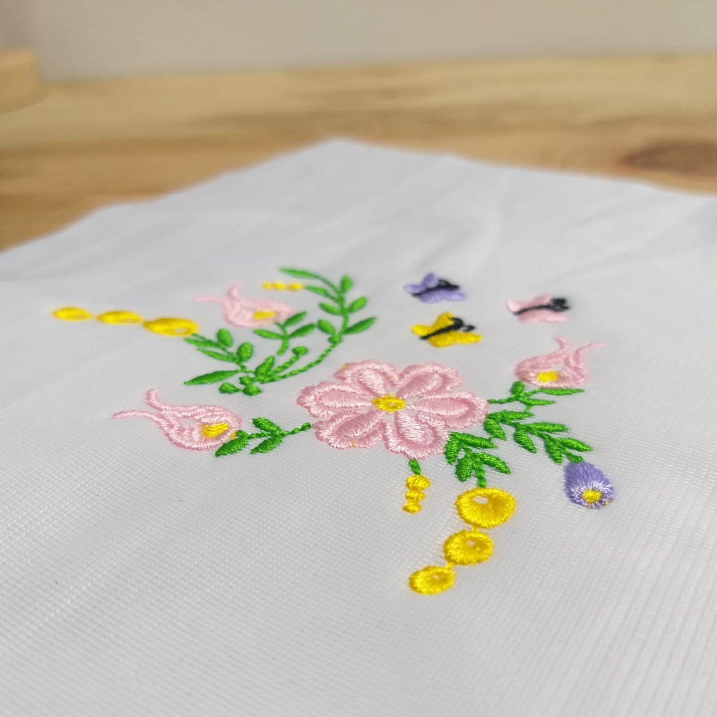 Morning Glory and Butterflies - Machine Embroidery Designs