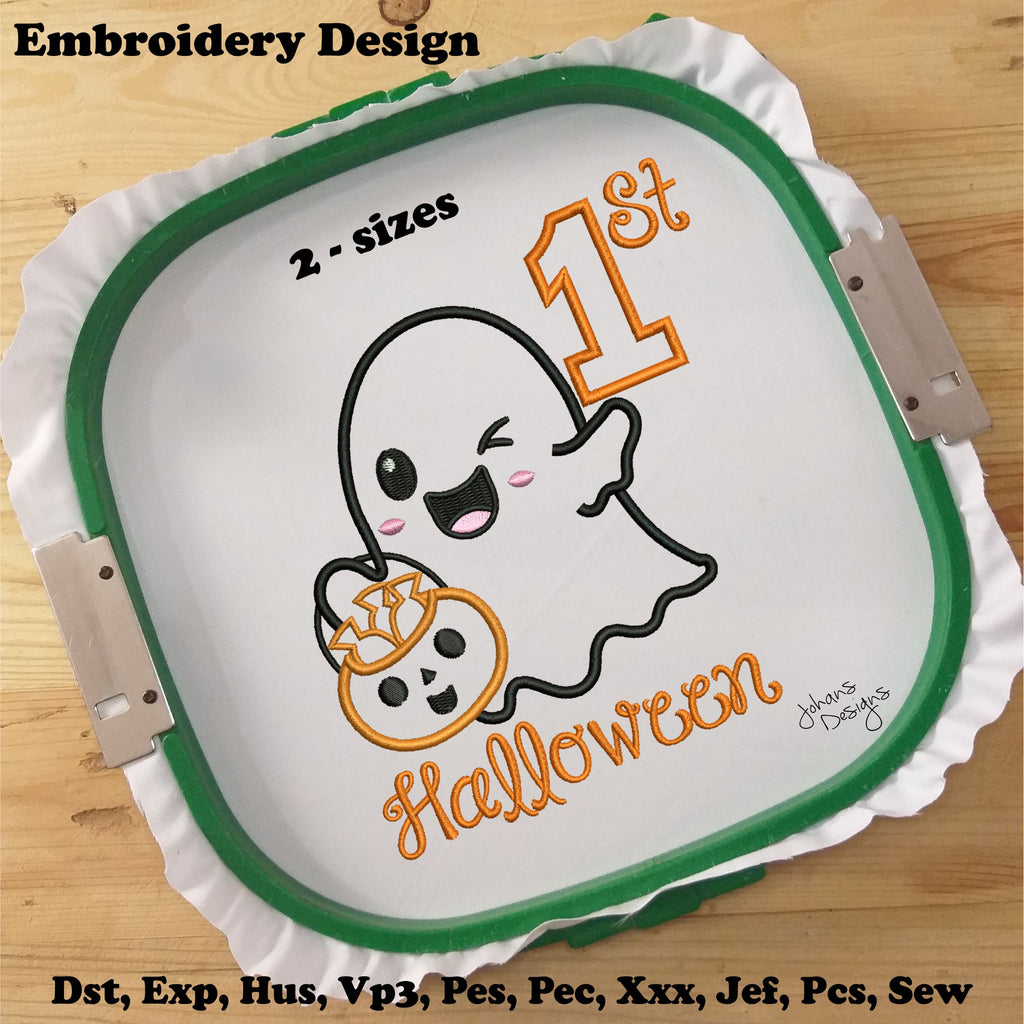 Applique My Cute First Halloween -  Embroidery Design