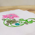 Nenuphar Stem Stitch - Machine Embroidery Design