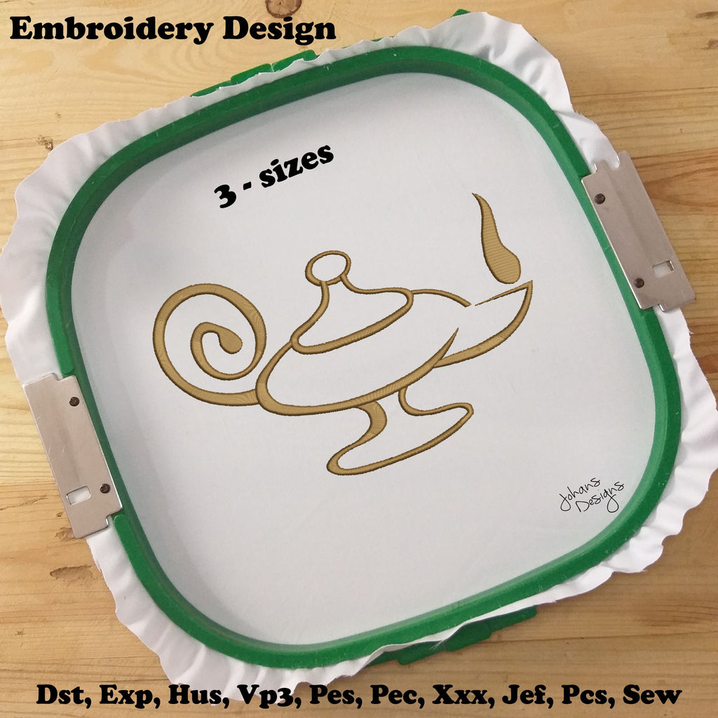 Lámpara de aceite de enfermera - Diseño de bordado