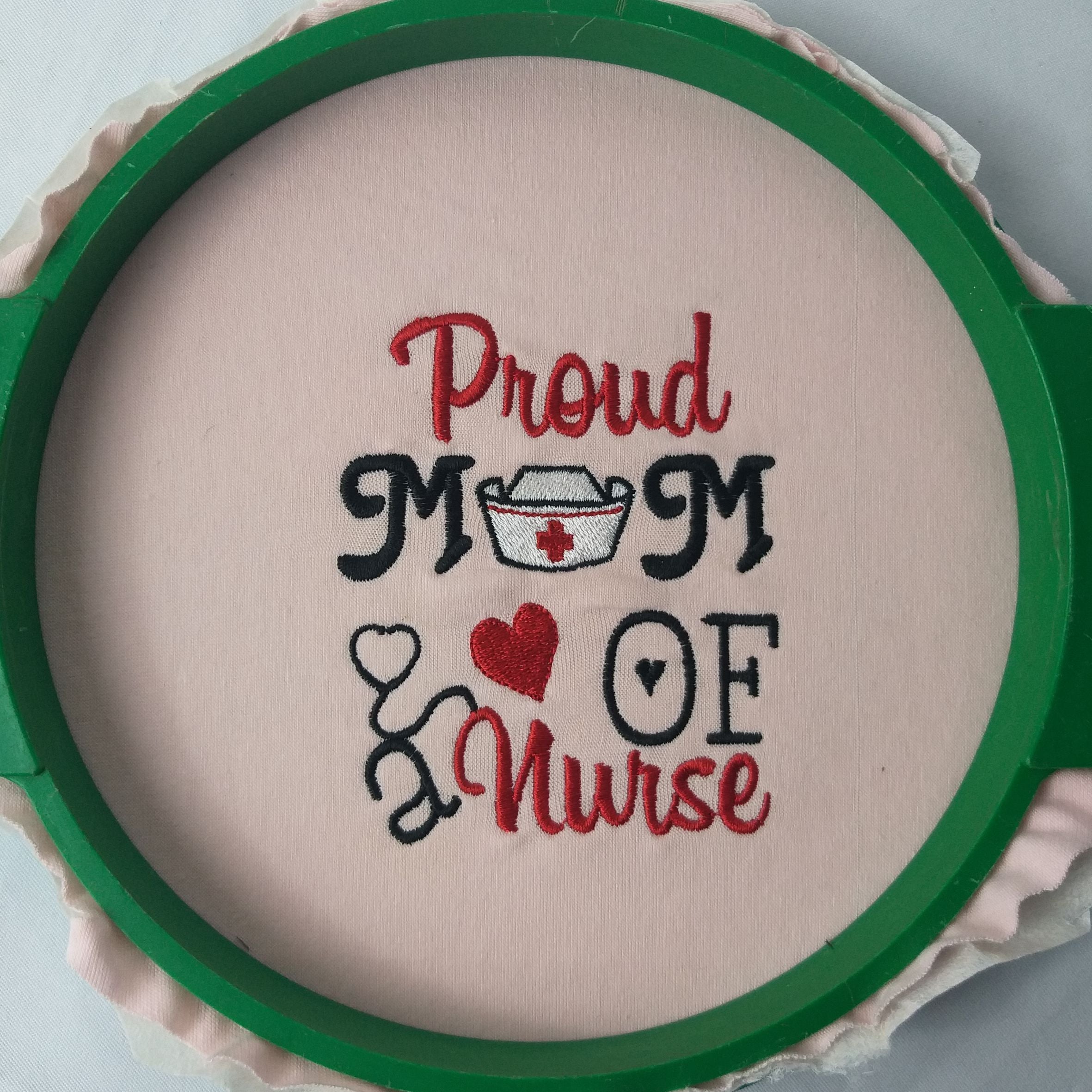 Proud Mom of a Nurse - Medical - Digital Embroidery Design