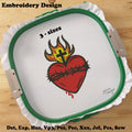 Sacred Heart of Jesus - Embroidery Design