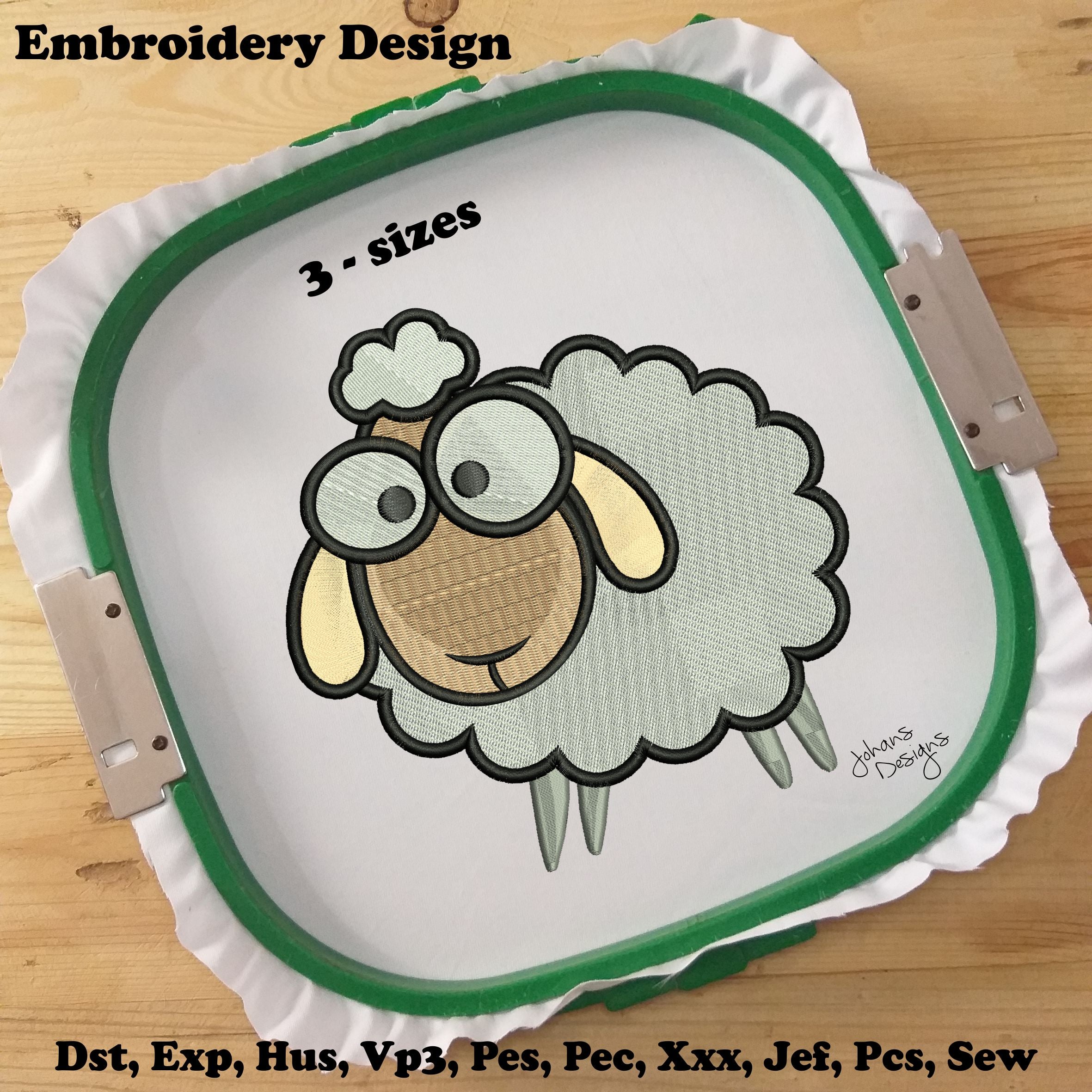 Ewe – Sheep Embroidery Design