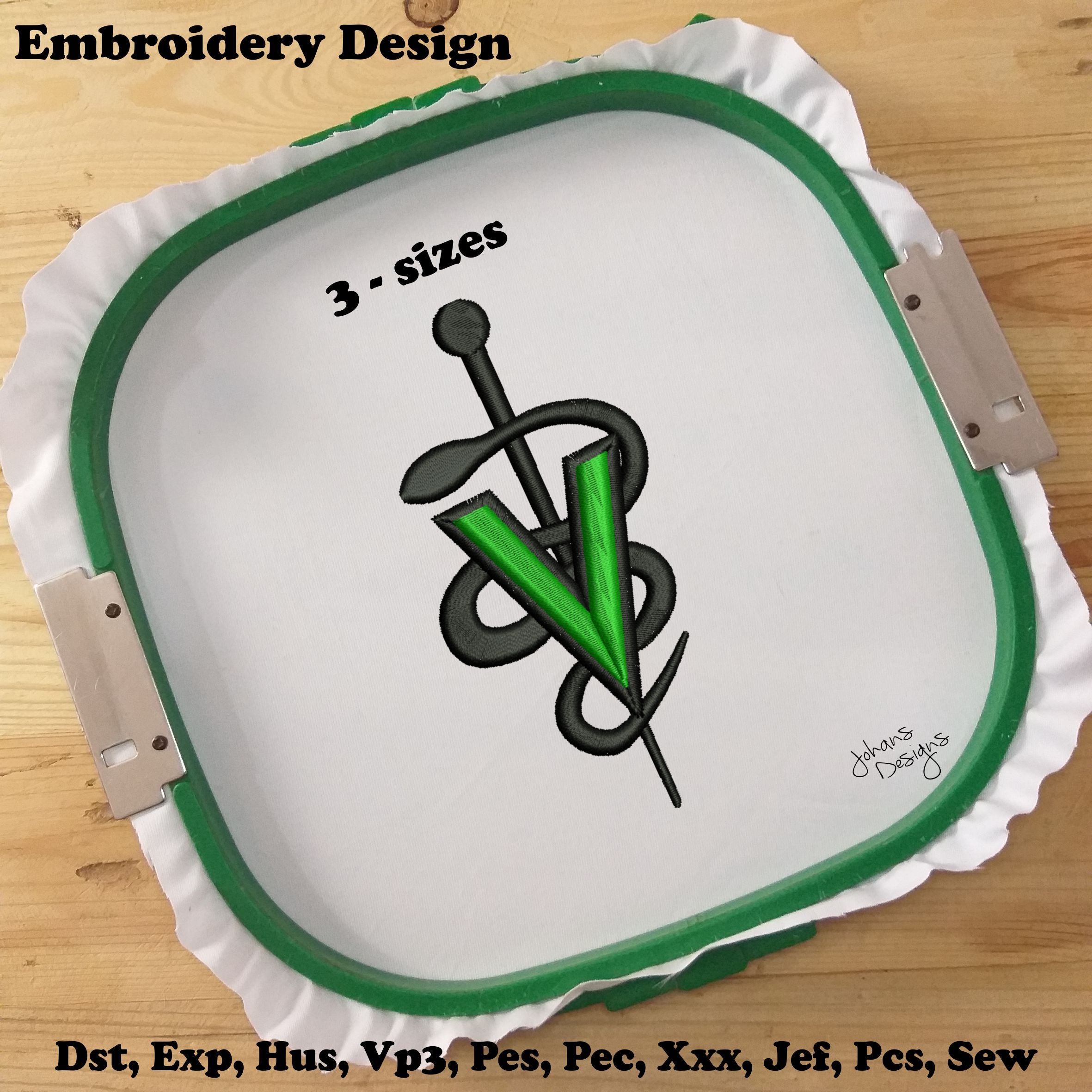 Veterinary Medicine - Embroidery Design
