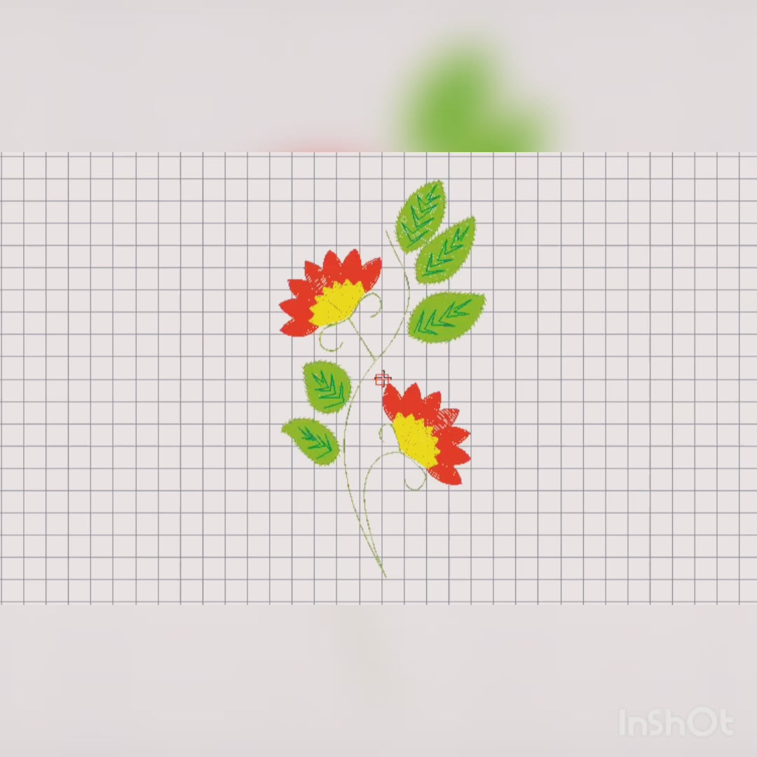 Lily Flower - Machine Embroidery Design