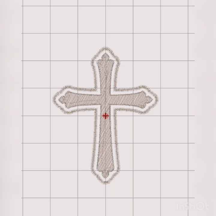 Puntada de relleno para motivos interreligiosos - Diseño de bordado