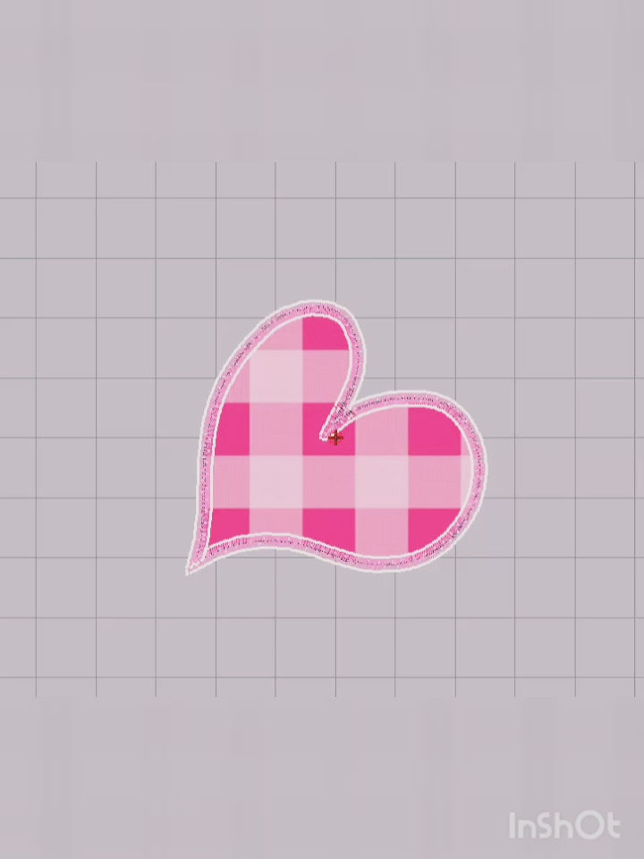Heart Applique - Machine Embroidery Design
