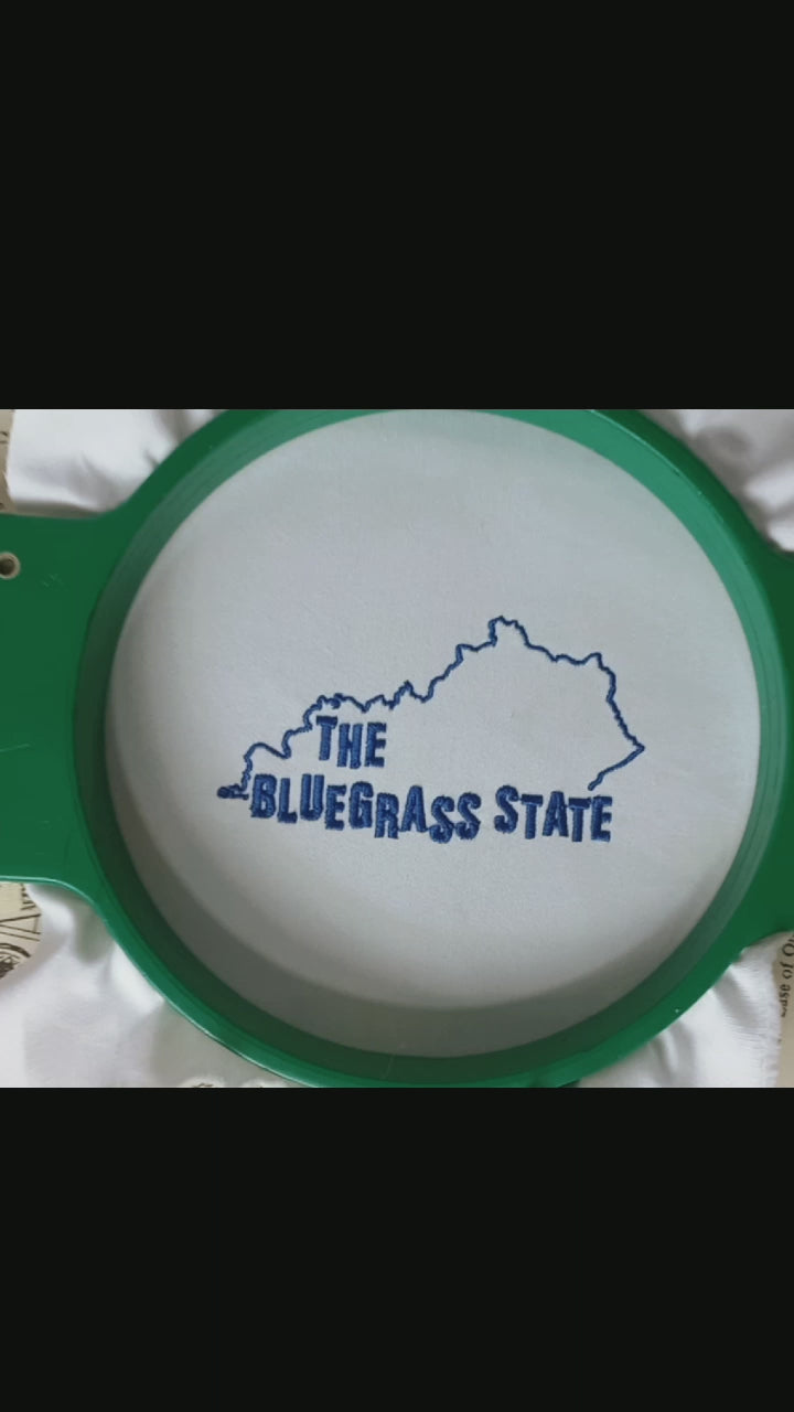The BLUE GRASS STATE - Embroidery Design