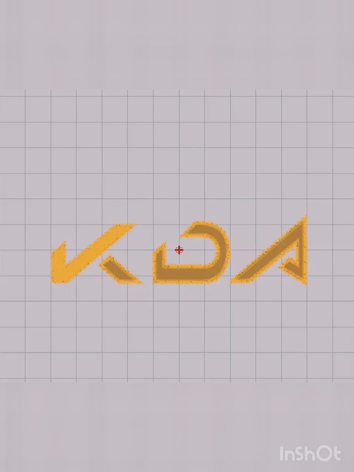 KDA Applique - Machine Embroidery Design