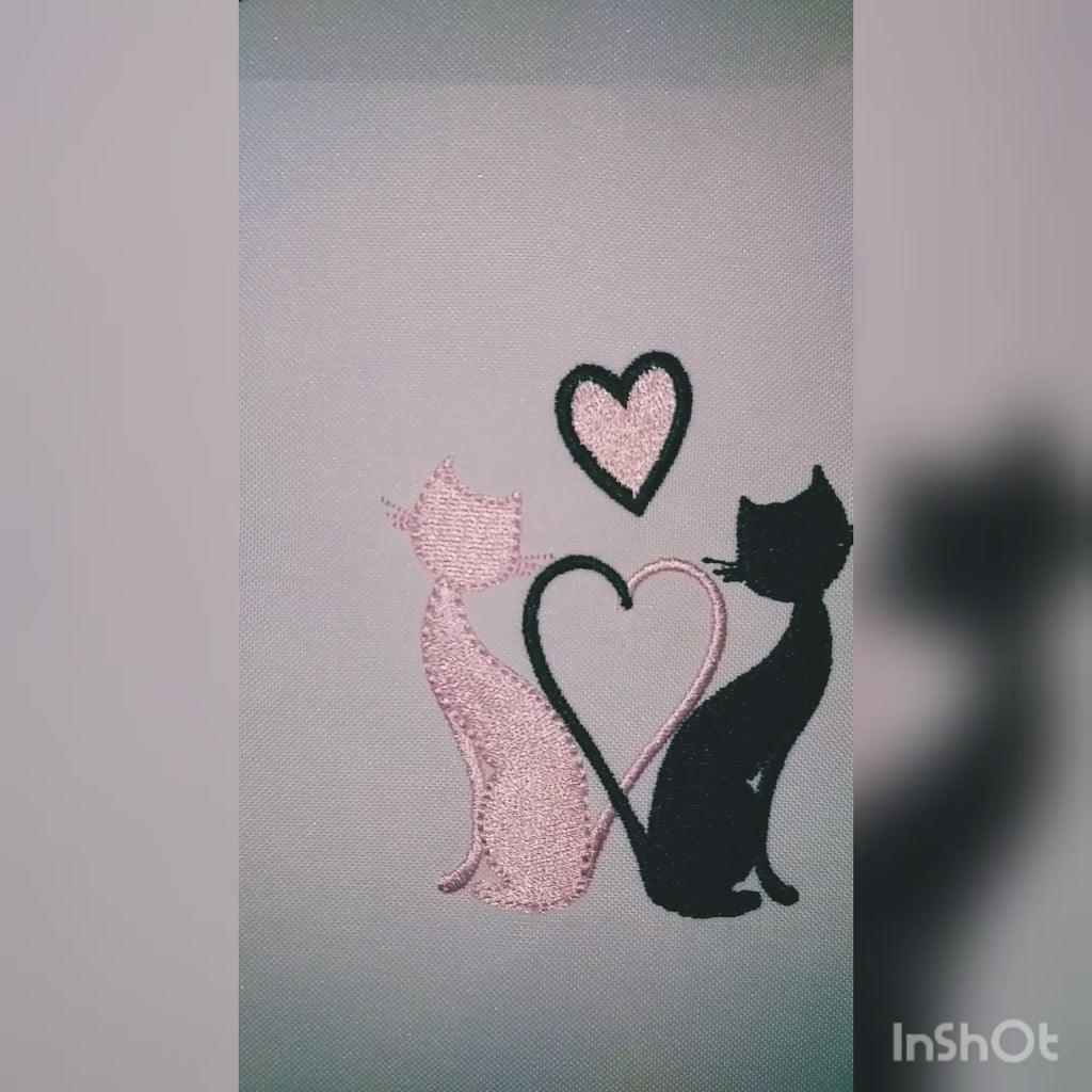 Valentine CatS LoverS - Embroidery Design