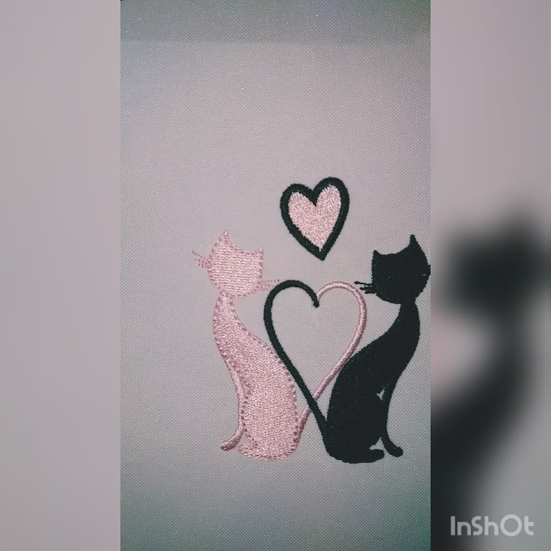 Valentine CatS LoverS - Embroidery Design