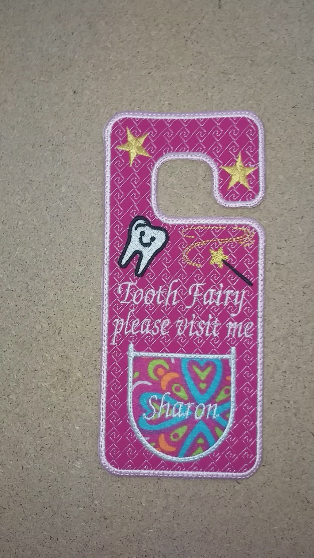 ITH Tooth Fairy Door Sign -  In the Hoop Project